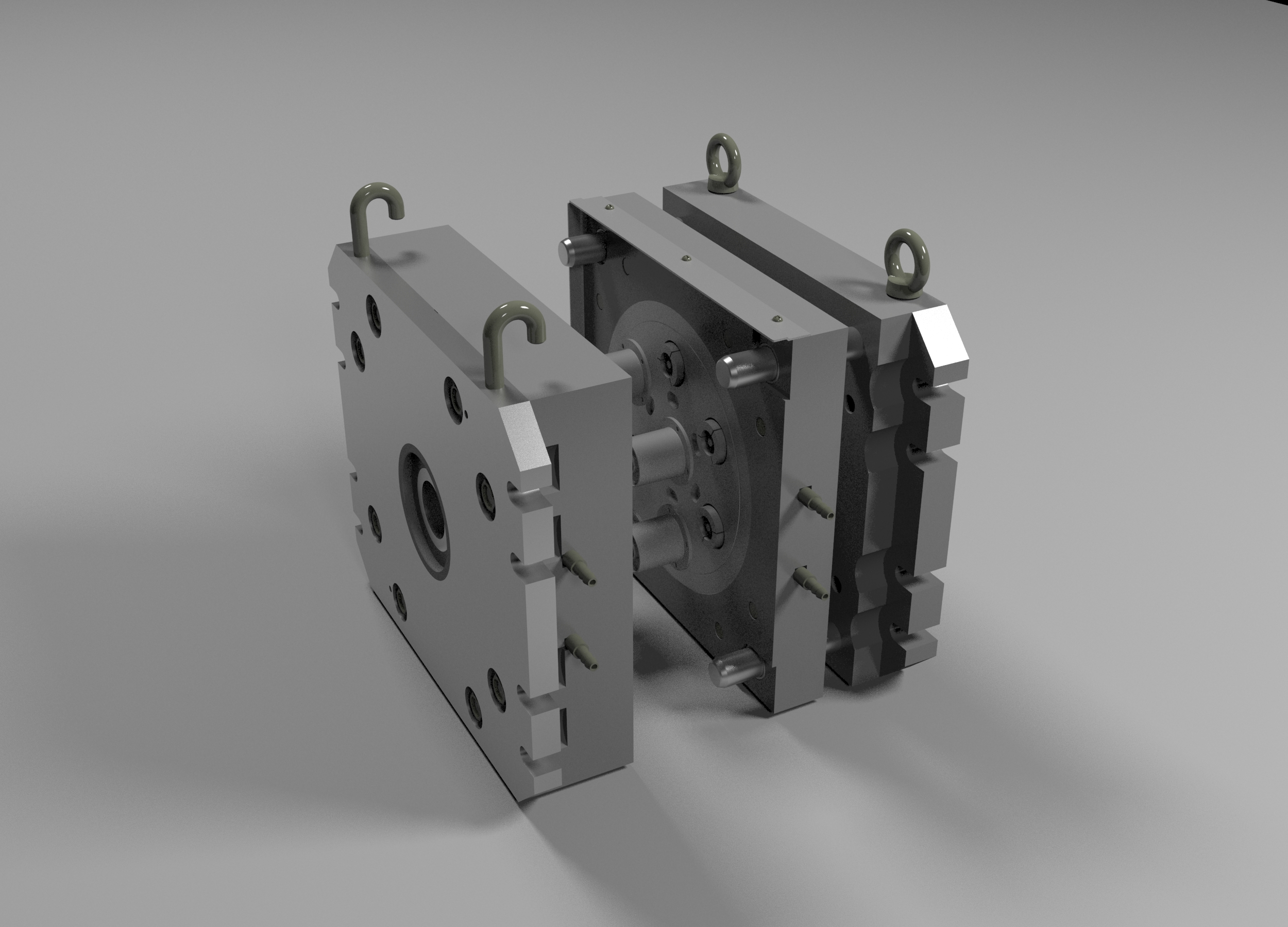 Литейная форма на корпус мебельной опоры