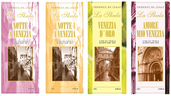 этикетки для серии вин