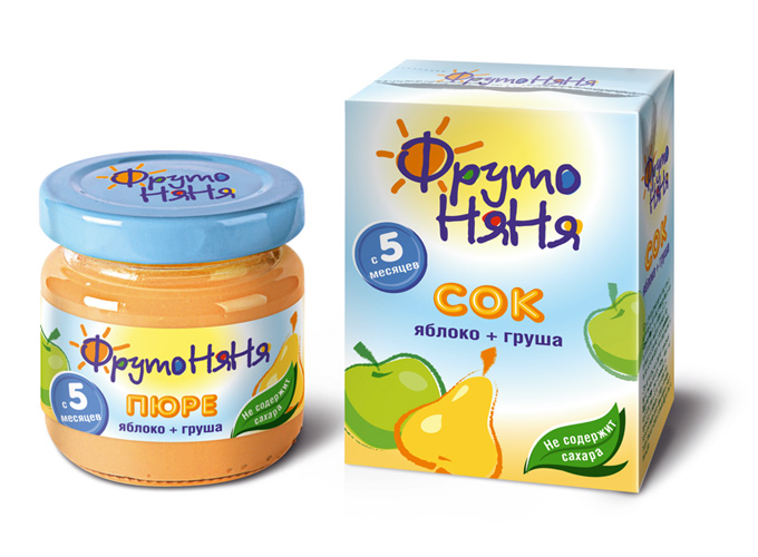 «Фрутоняня», сок и пюре