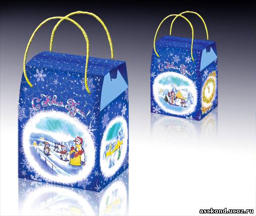 эскиз упаковки детского подарка