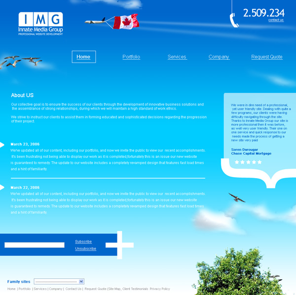 Дизайн сайтов