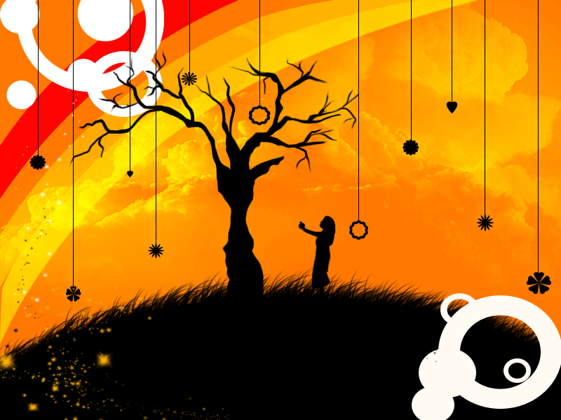 Иллюстрация в стиле Fantastic wallpaper