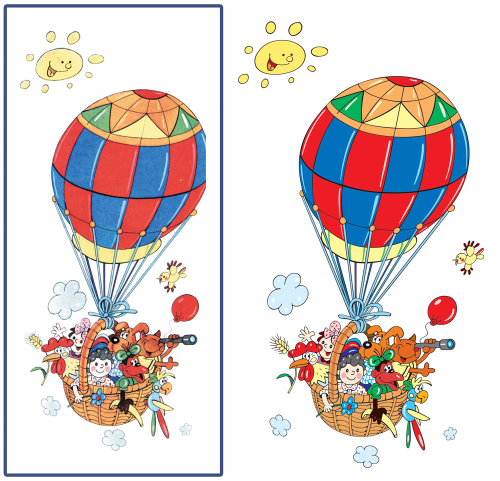 "Друзья" иллюстрация из детской книги