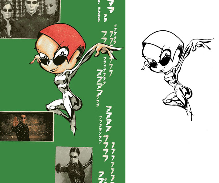 пародия на матрицу