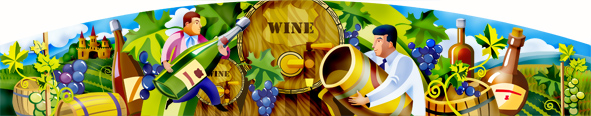 Панно "Вино"