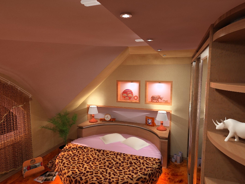 спальня вид