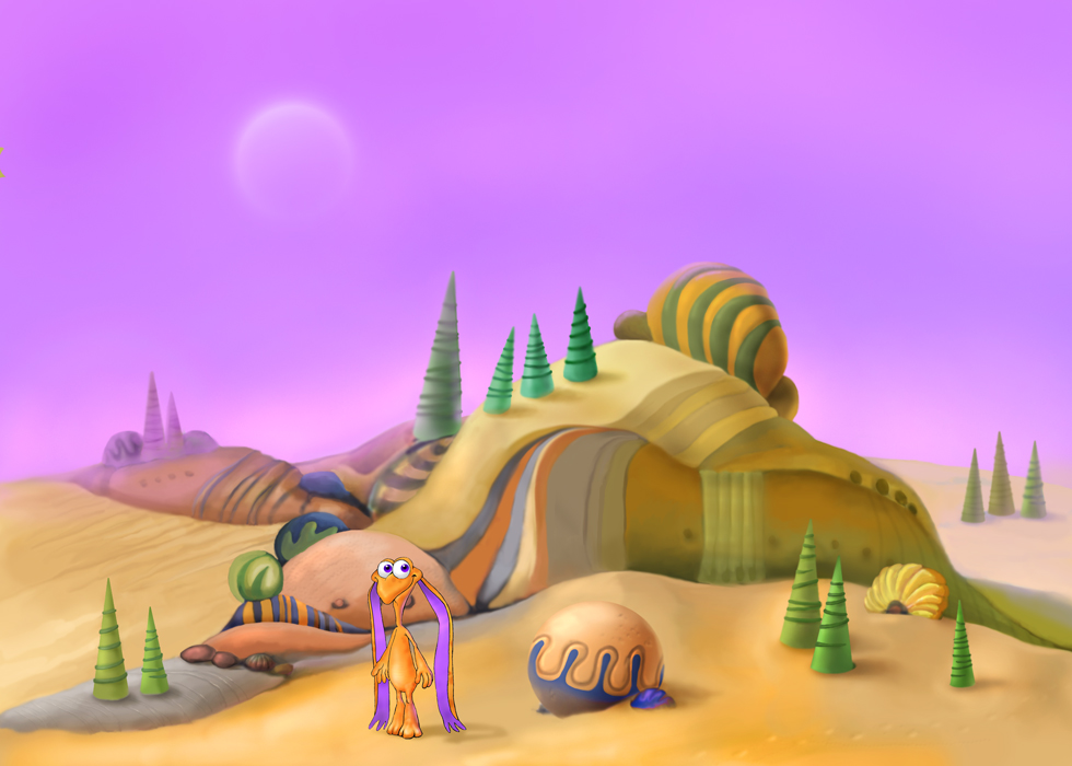 Холмы. Концепт пейзажа