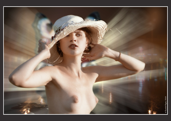 Коллаж "Ночная бабочка"