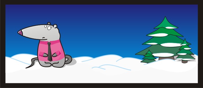 мышка и елка