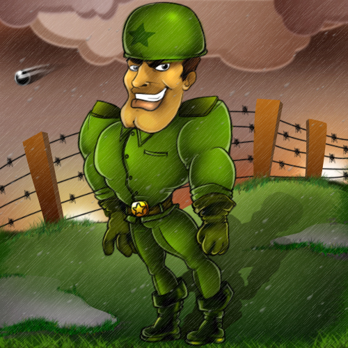 Солдат-герой