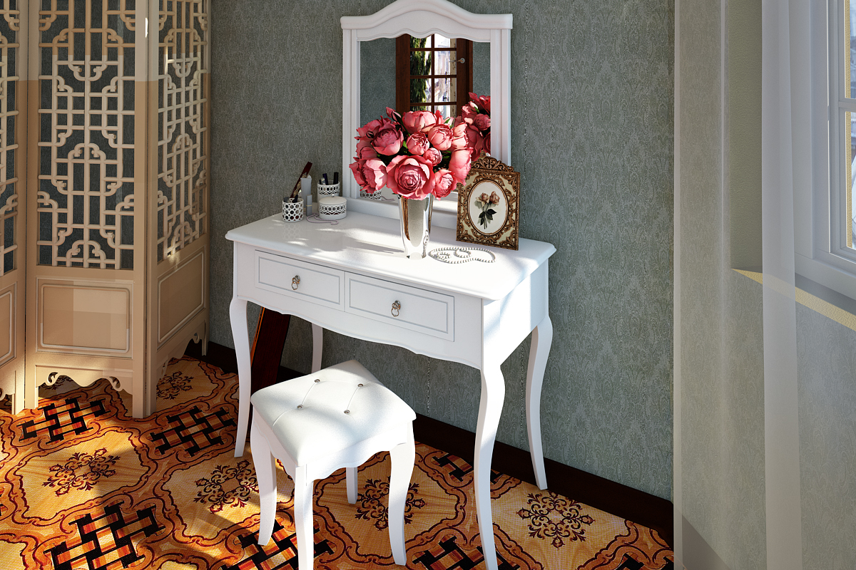 Дизайн-проект интерьеров квартиры в стиле "Ретро"