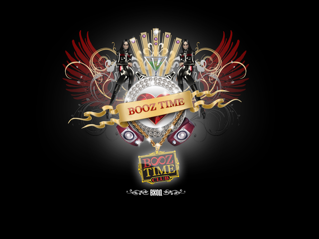 Сайт для ночного клуба BOOZ TIME (Start Page)