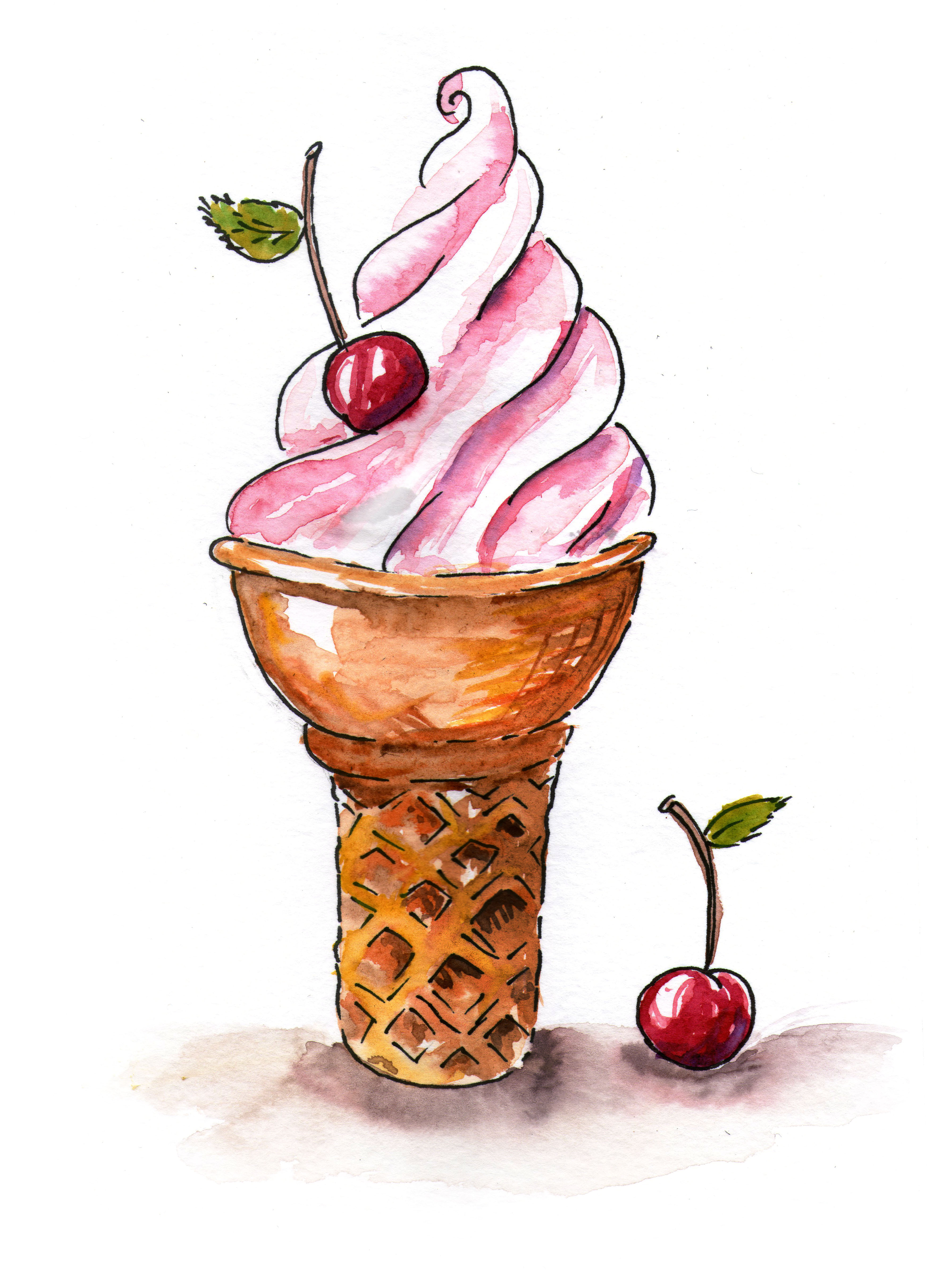 Иллюстрация акварелью