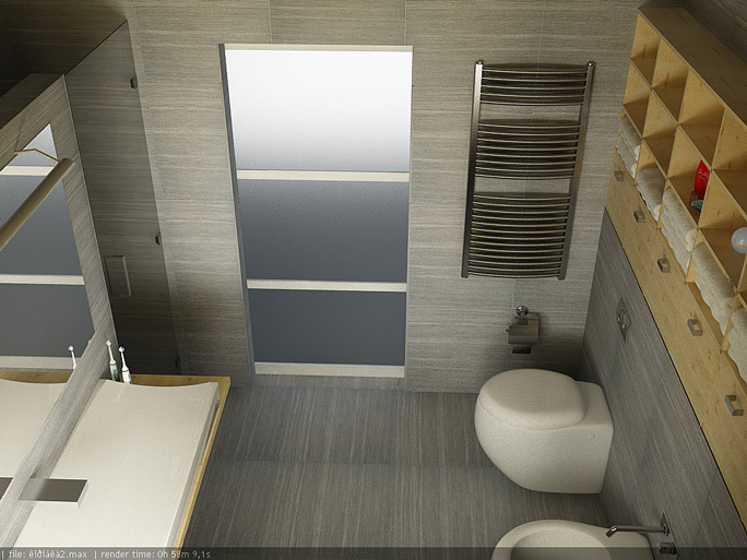 ванная Д+В (1-й этаж)