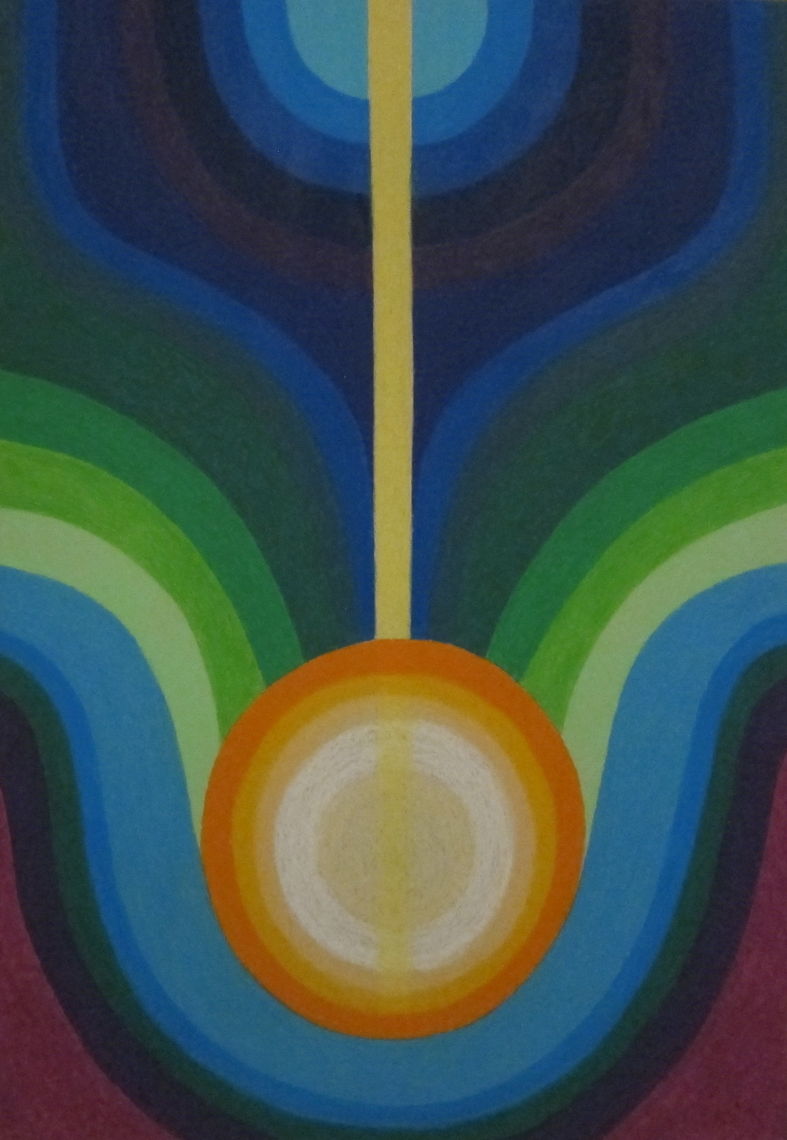 Внутреннее солнце.  (духовная картина)