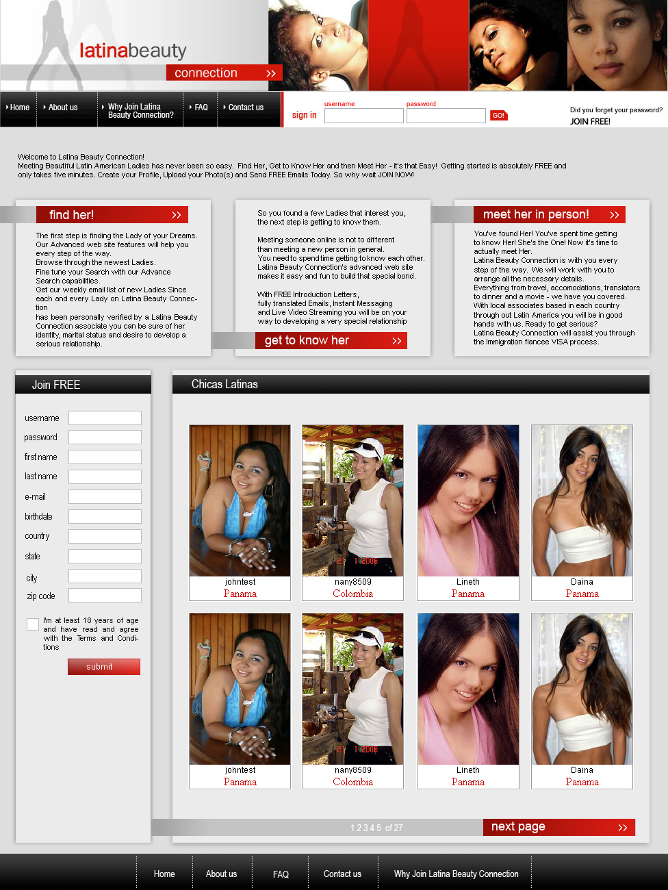 latina beauty connection