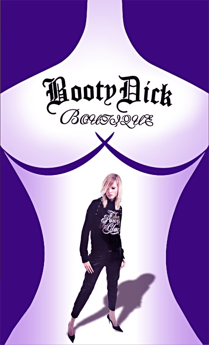 Плакат для магазина "Bootydick boutique"