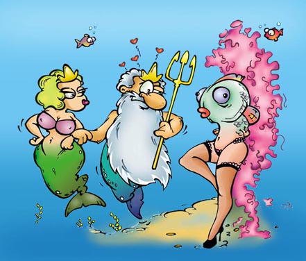 "Нептун" карикатура