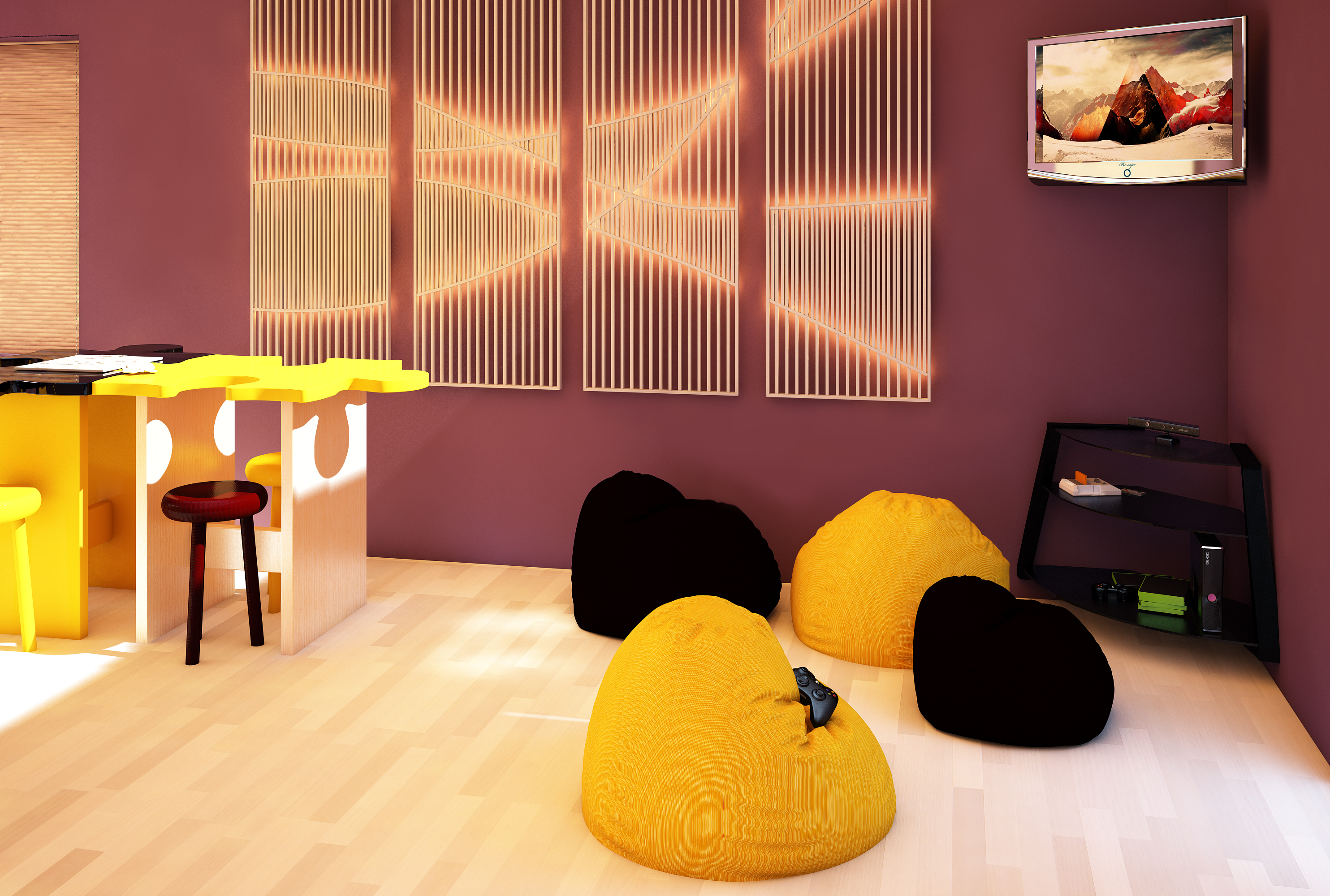 Дизайн-проект интерьеров для антикафе "Сфера"