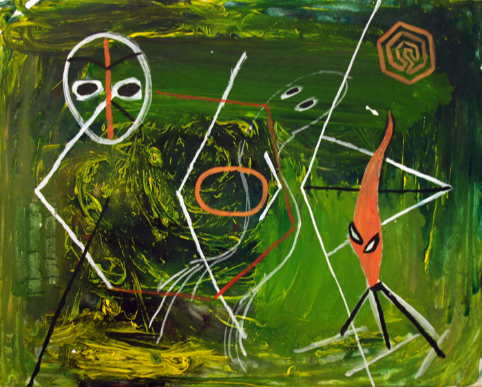 композиция с персонажами