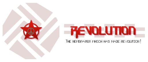 Revolution Newspaper Logo