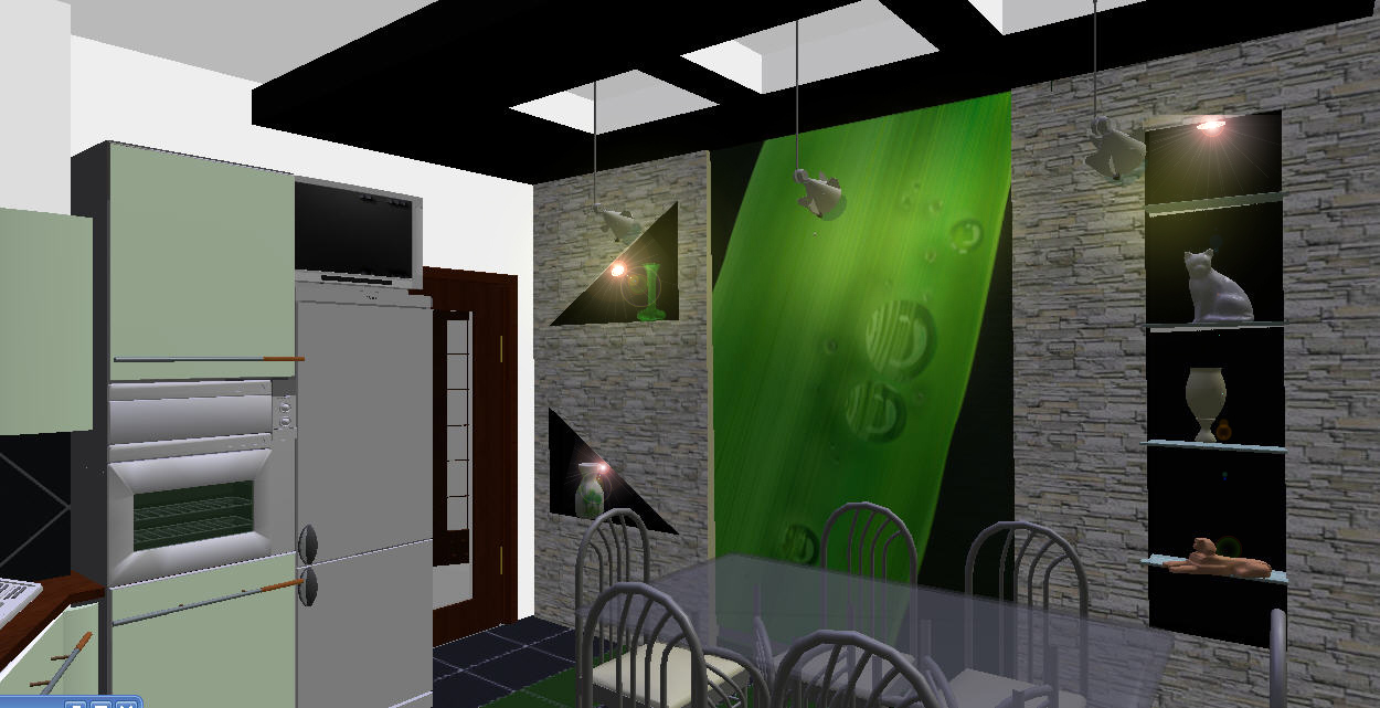 кухня 3х.комнт.кв 120м