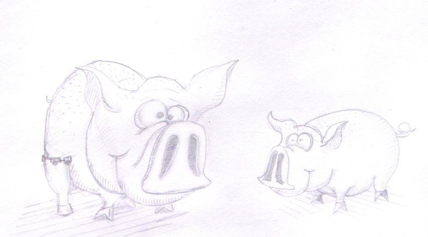 Pigs scetch