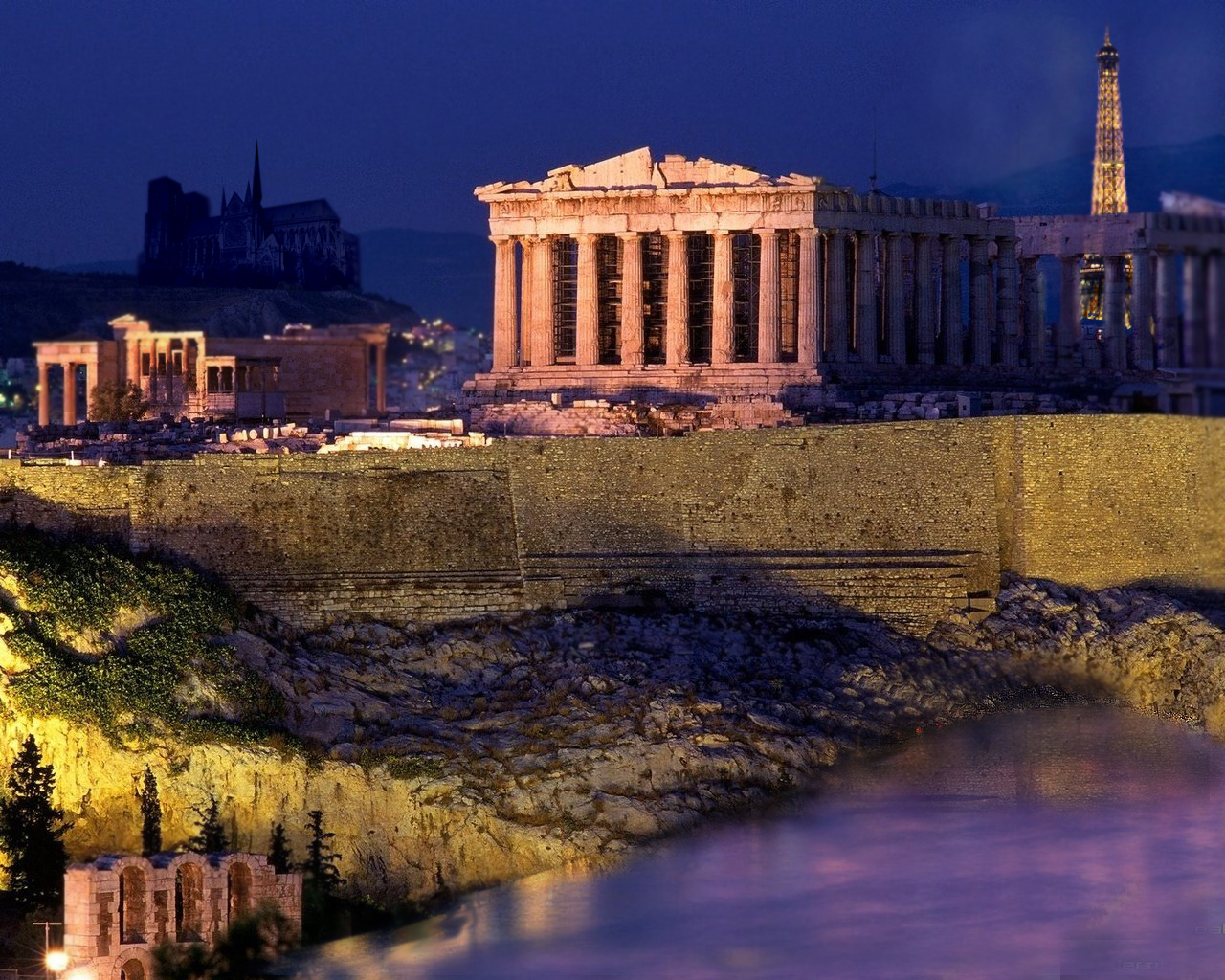 фотомонтаж(Photoshop)