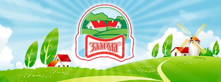 Баннер для молочной компании "Злагода"