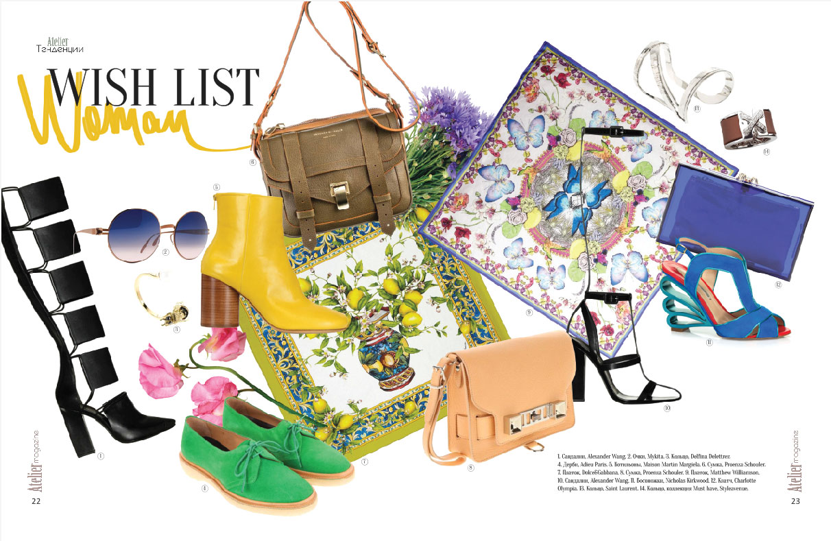 разворот в журнале