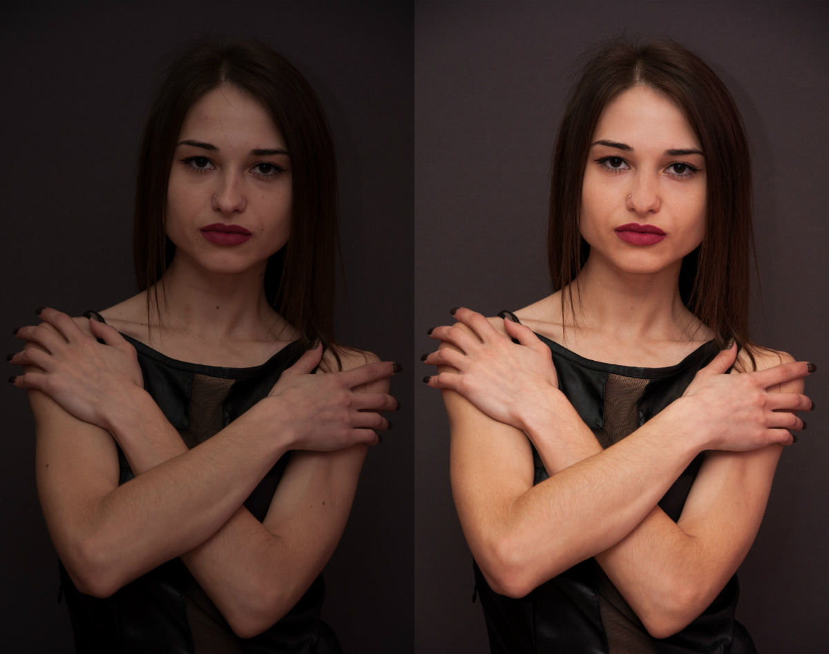 Ретушь студийного фото