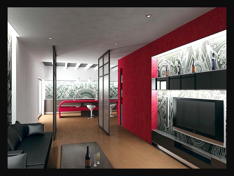 Караоке бар в загородном жилом доме. Сеул. Юж.Кореа