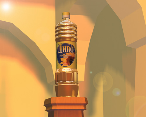 кадр рек. ролика "масло"Диво"