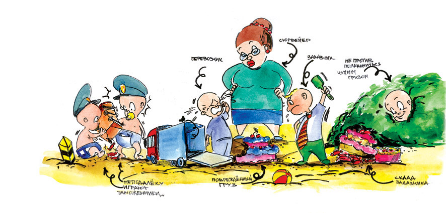 Иллюстрация для журнала "Дальнобой"
