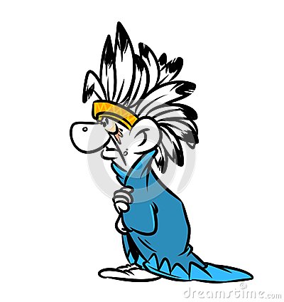 Вождь индеецев