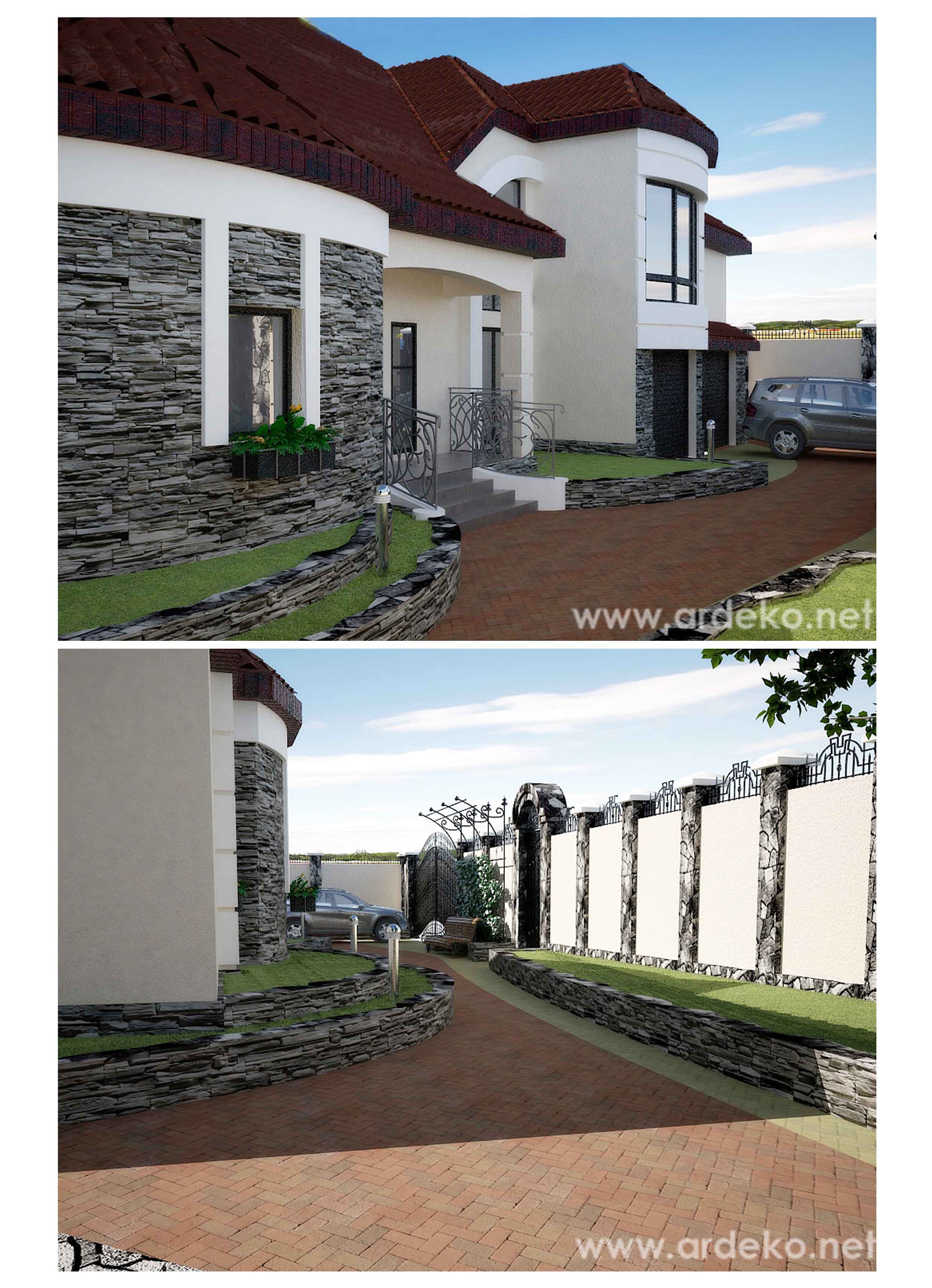 Ландшафт и фасад