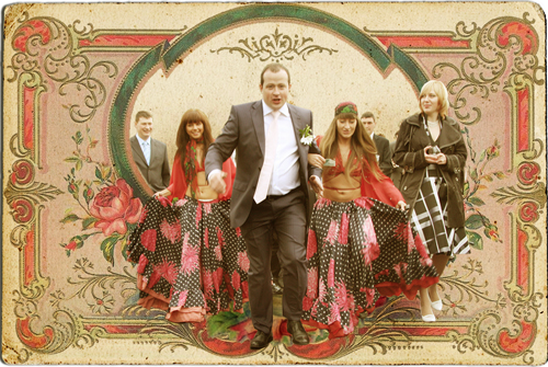 свадебное фото для альбома