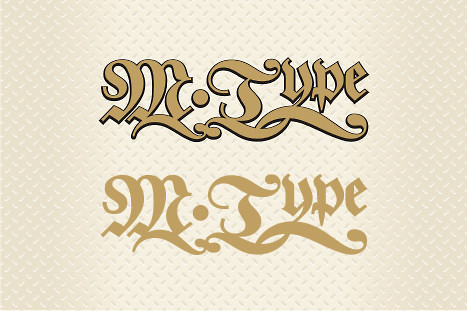 Логотип салона аксессуаров "M-Type" (2)