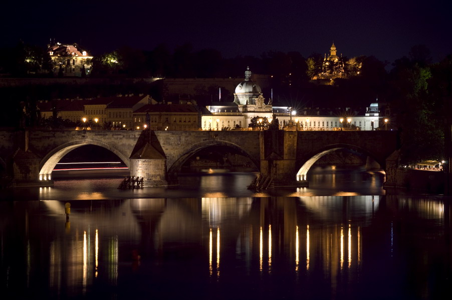 Вечерняя Прага "Карлов мост"