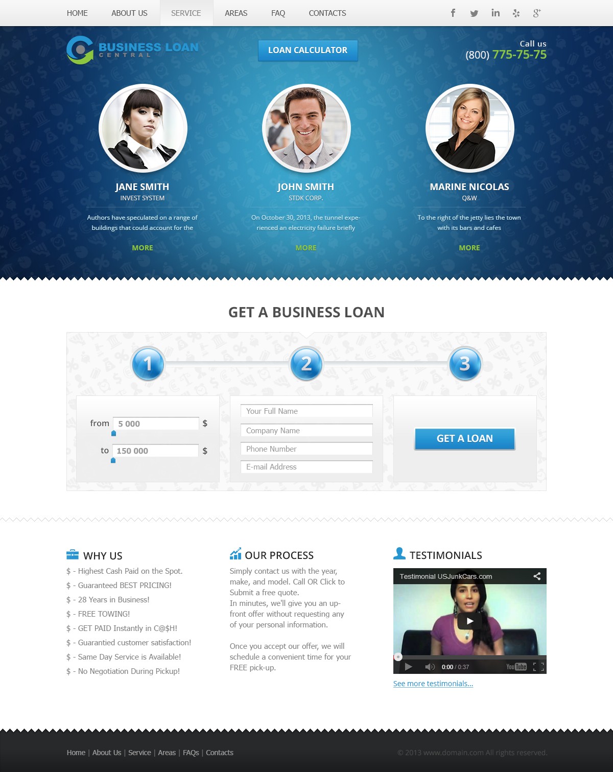 Дизайн сайта BLC