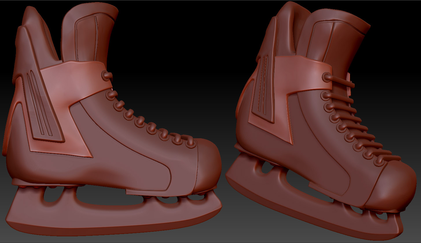 Ювелирное изделие "Хоккейный конёк"