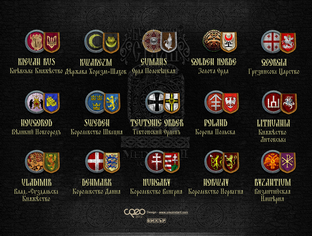 Символы фракций для мода "Булатная сталь"