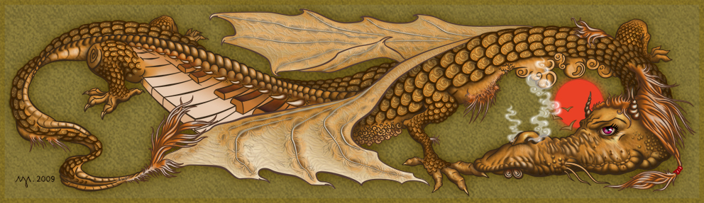 блюзовый дракончик