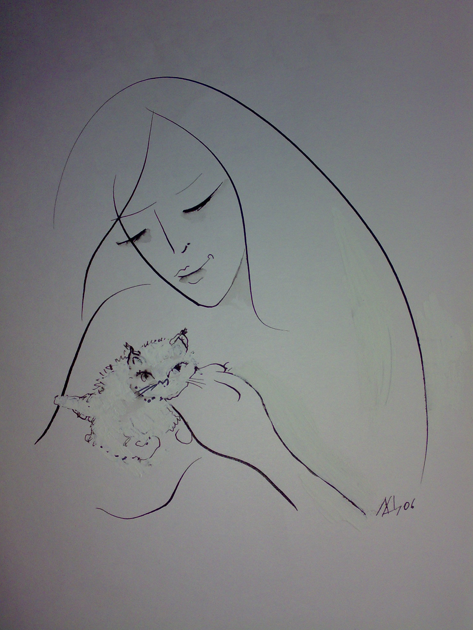 "...Счастье сидело в ней пушистым котенком..."