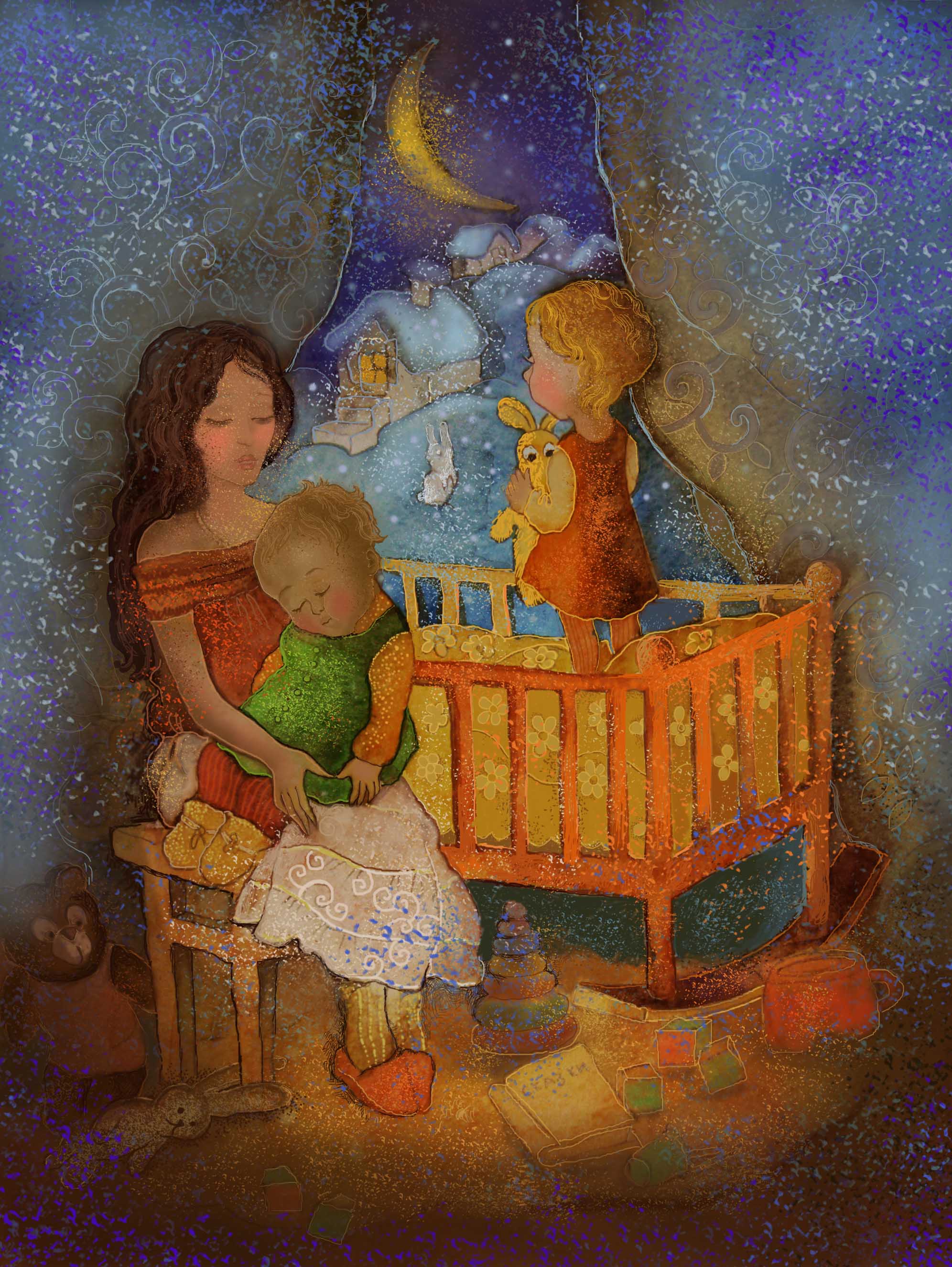 зимняя сказка на ночь