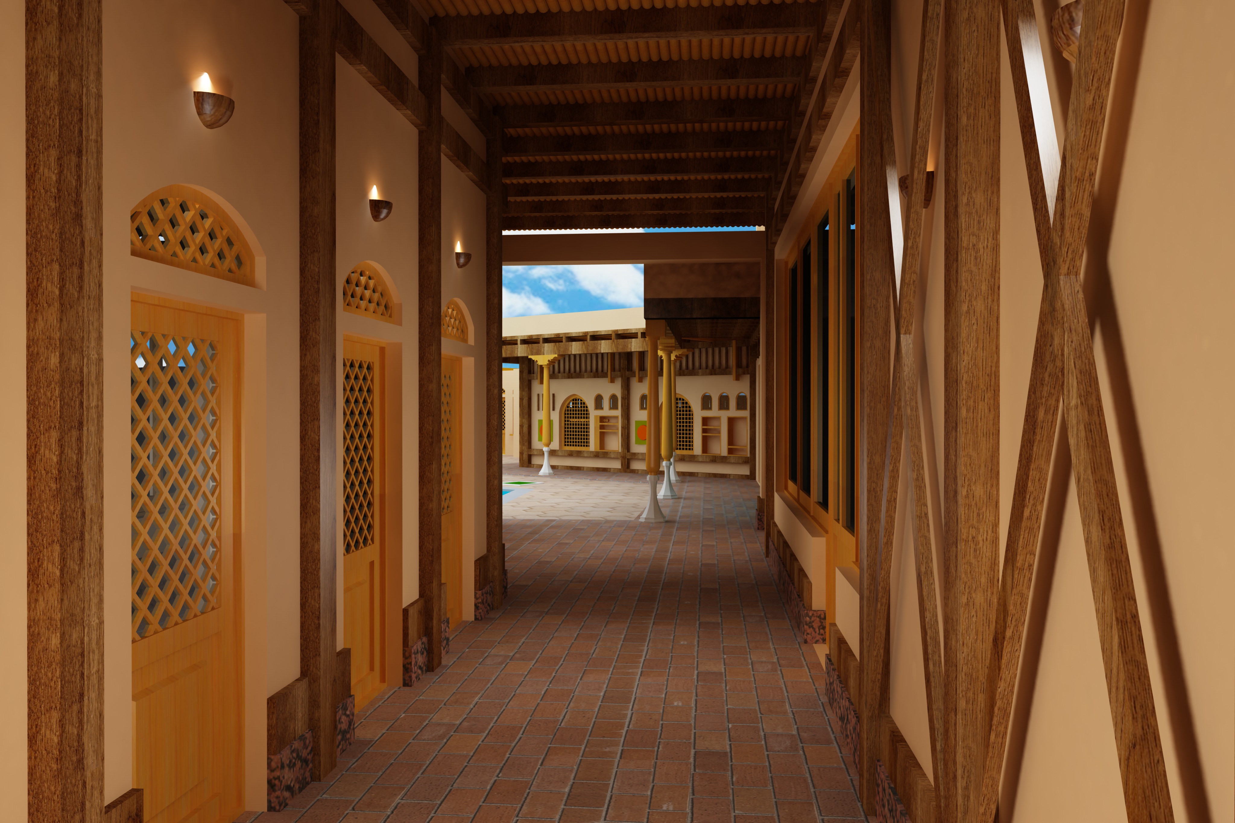 Ресторан восточной кухни (Вход)