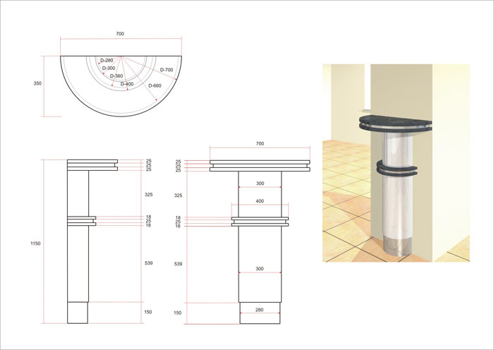 банковская стойка "Ска-Банк"