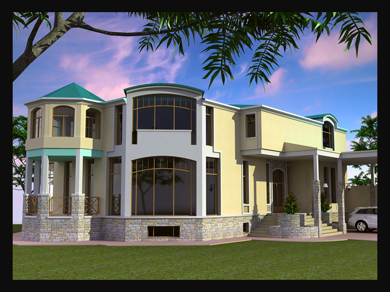 Загородный жилой дом