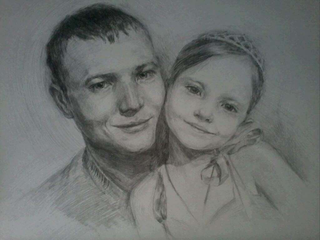 Портрет (бумага, карандаш)