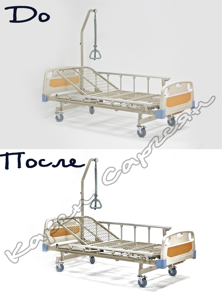Обработка "мед. кровать"
